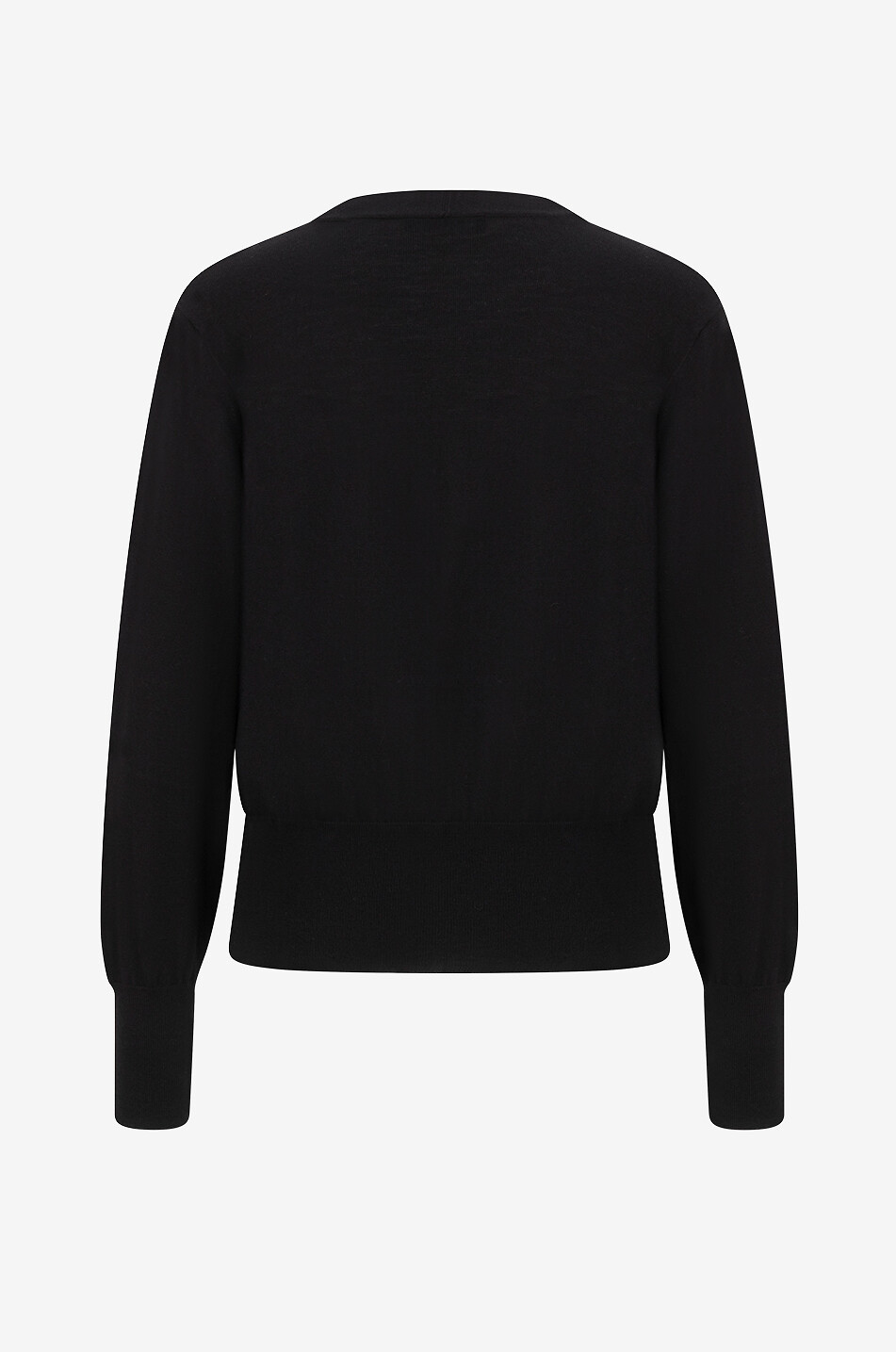 FABIANA FILIPPI Sequin-embellished cropped fine-gauge cardigan Women BLACK 2
