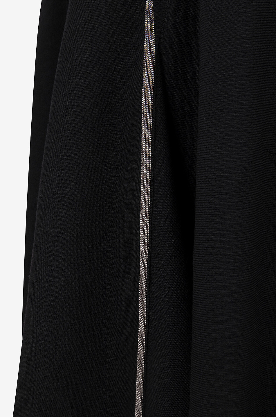 FABIANA FILIPPI Feinstrick-Wollcape mit Diamanté-Details Damen SCHWARZ 3