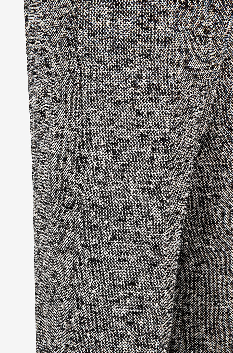 'S MAXMARA Hose mit geradem Bein aus Tweed Felix Damen Hellbeige 3