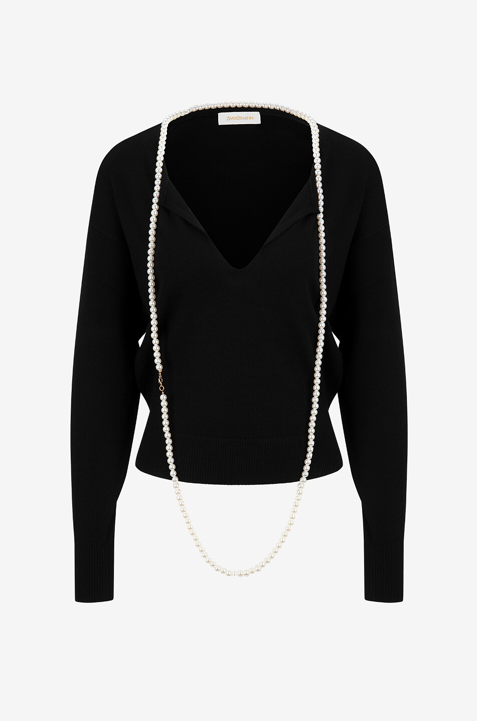 Feiner Wollpullover Crush Necklace