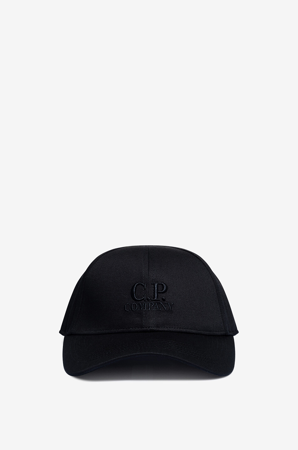 C.P. COMPANY Gabardine-Baseballkappe mit C.P.-Logostickerei Herren SCHWARZ 1