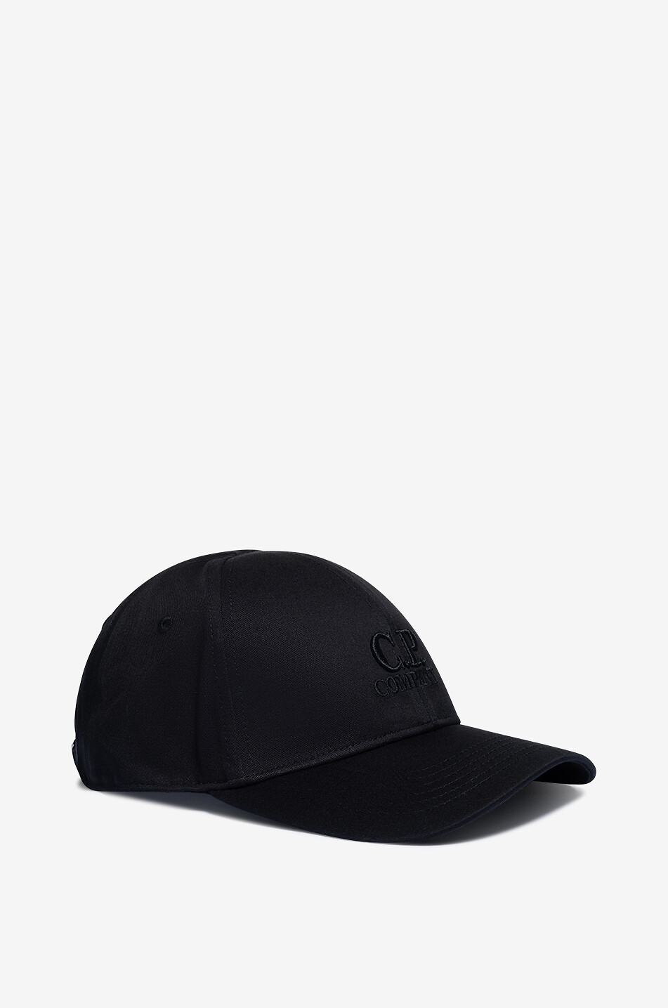 C.P. COMPANY Gabardine-Baseballkappe mit C.P.-Logostickerei Herren SCHWARZ 2