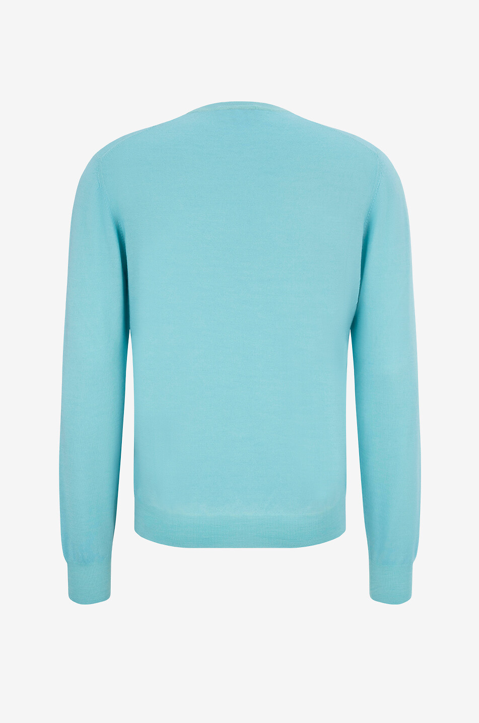 GRAN SASSO Pull fin à col rond en laine vierge Homme BLEU CLAIR 2