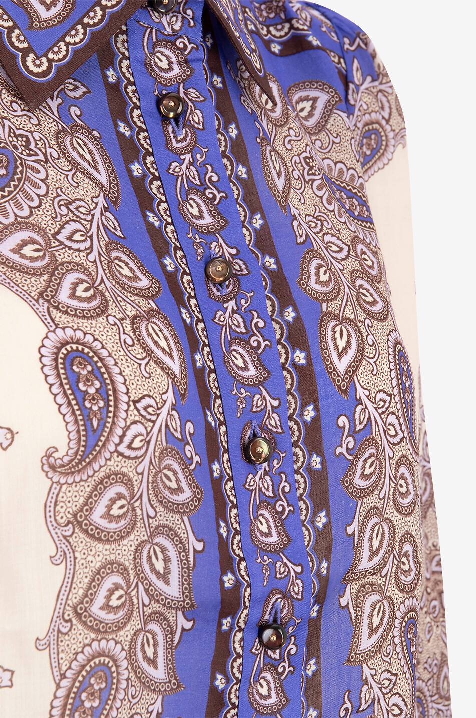 ZIMMERMANN Paisley-bedrucktes Ramie-Hemd Maxine Blouson Damen VIOLETT 3