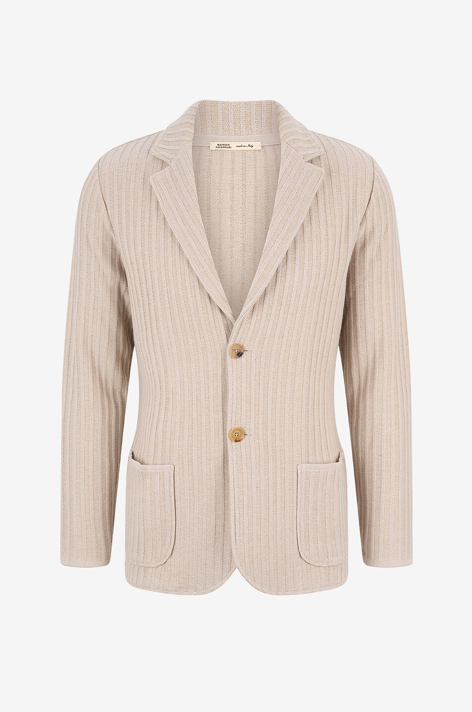 Silk cashmere and linen blazer