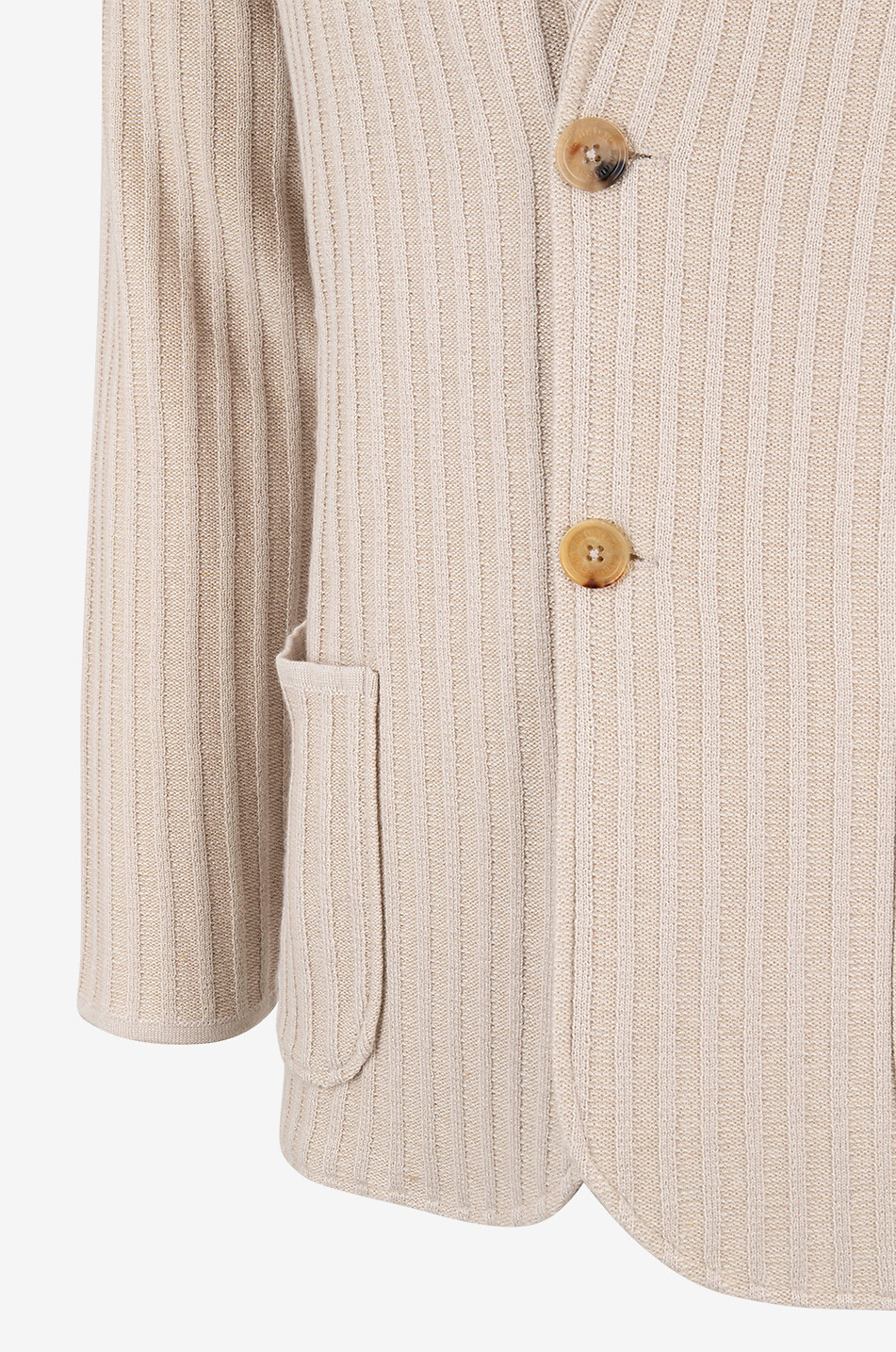 Silk cashmere and linen blazer