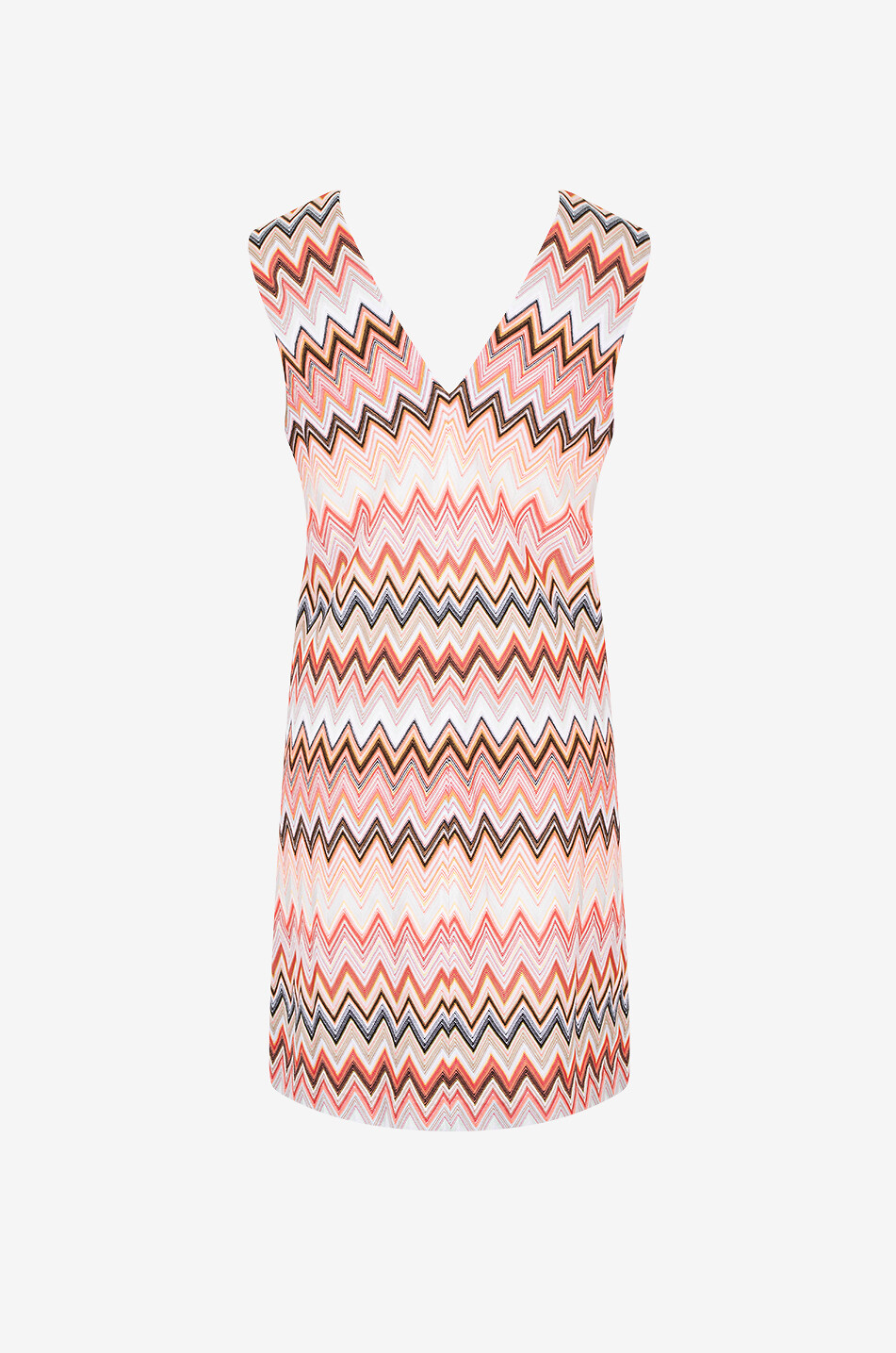 MISSONI Mini-Kleid im Fischgrätenstrick Damen BUNT 2