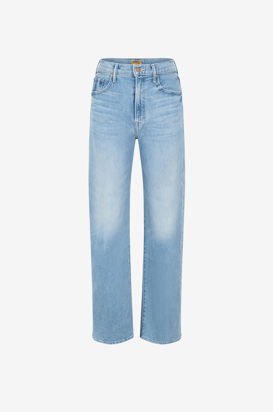 The Lasso Sneak cotton wide-leg jeans