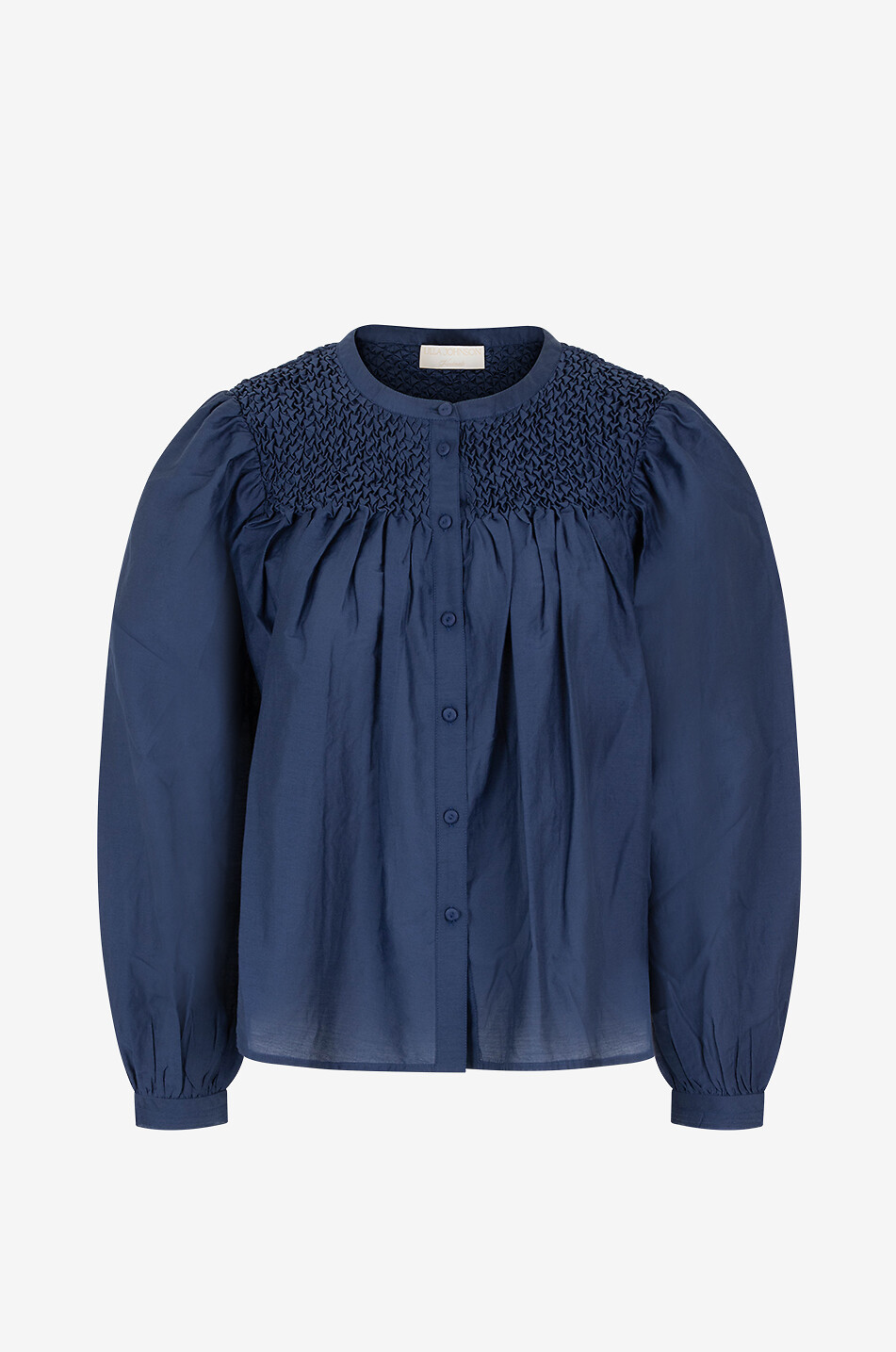 Soffia cotton and silk long-sleeved blouse