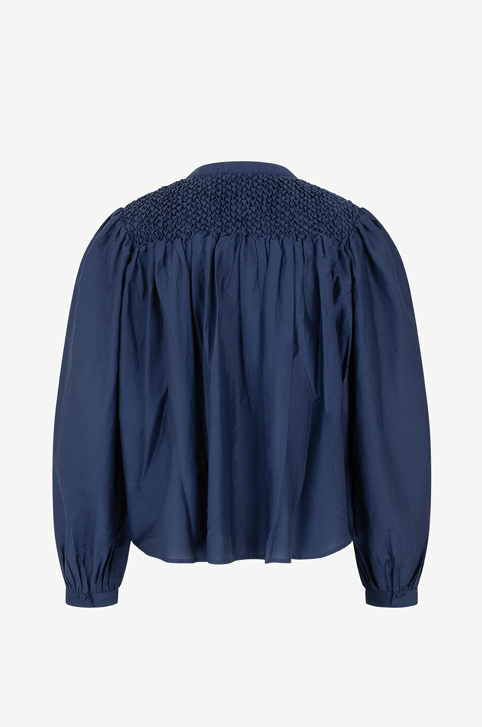 Soffia cotton and silk long-sleeved blouse