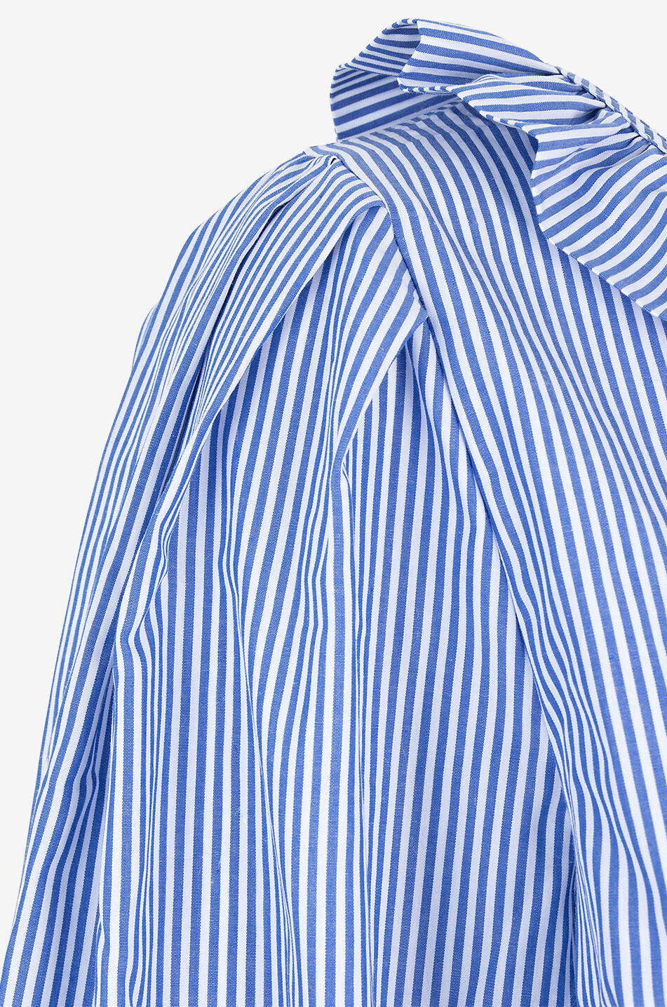 BALZAC PARIS Davis striped shirt with ruffle collar Women BLUE 3