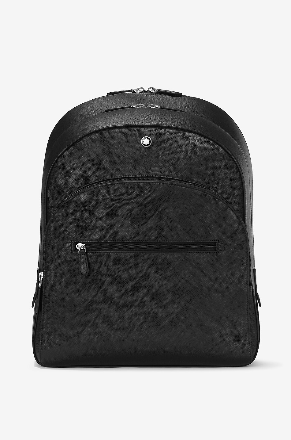 MONTBLANC Sac à dos en cuir saffiano Sartorial Large 3C Black Homme NOIR 1
