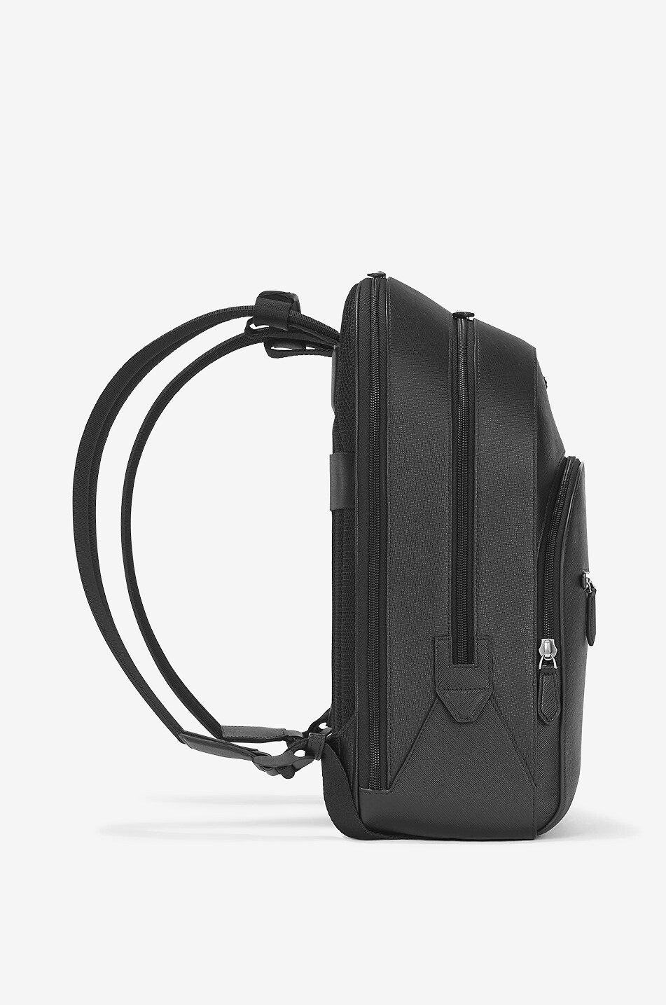 MONTBLANC Sac à dos en cuir saffiano Sartorial Large 3C Black Homme NOIR 4