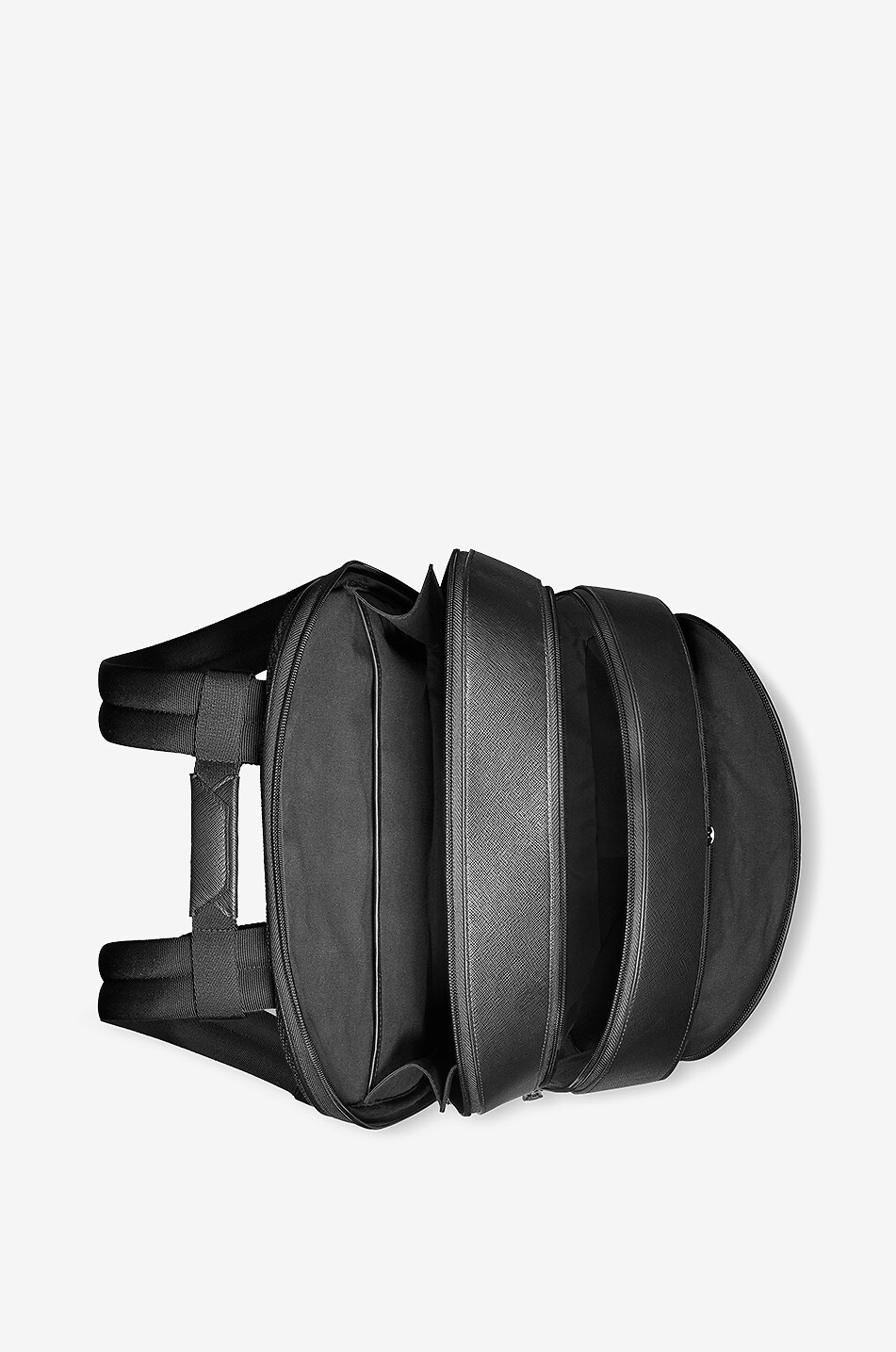 MONTBLANC Sac à dos en cuir saffiano Sartorial Large 3C Black Homme NOIR 5