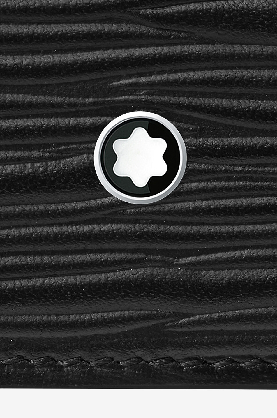 MONTBLANC Meisterstück 4810 4cc textured leather leather mini wallet Men BLACK 4