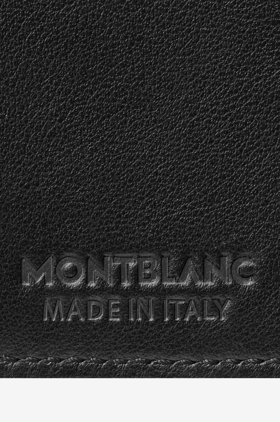 MONTBLANC Meisterstück 4810 4cc textured leather leather mini wallet Men BLACK 5