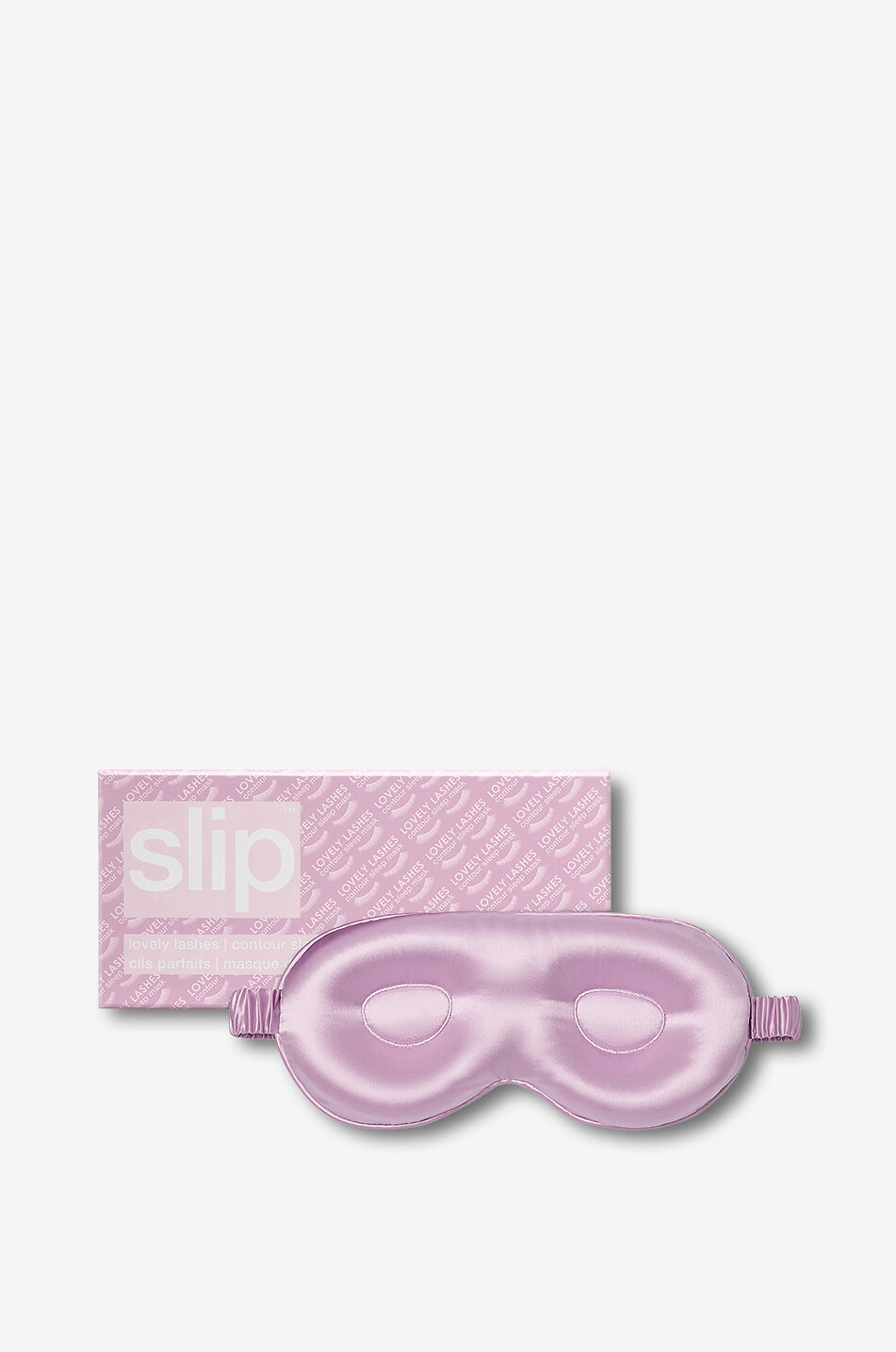SLIP Masque de sommeil en soie Contour Wildflower Femme VIOLET CLAIR 1