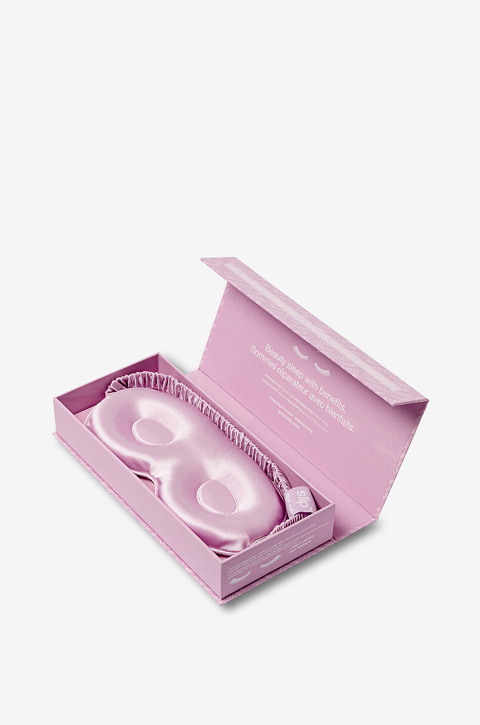 SLIP Masque de sommeil en soie Contour Wildflower Femme VIOLET CLAIR 5