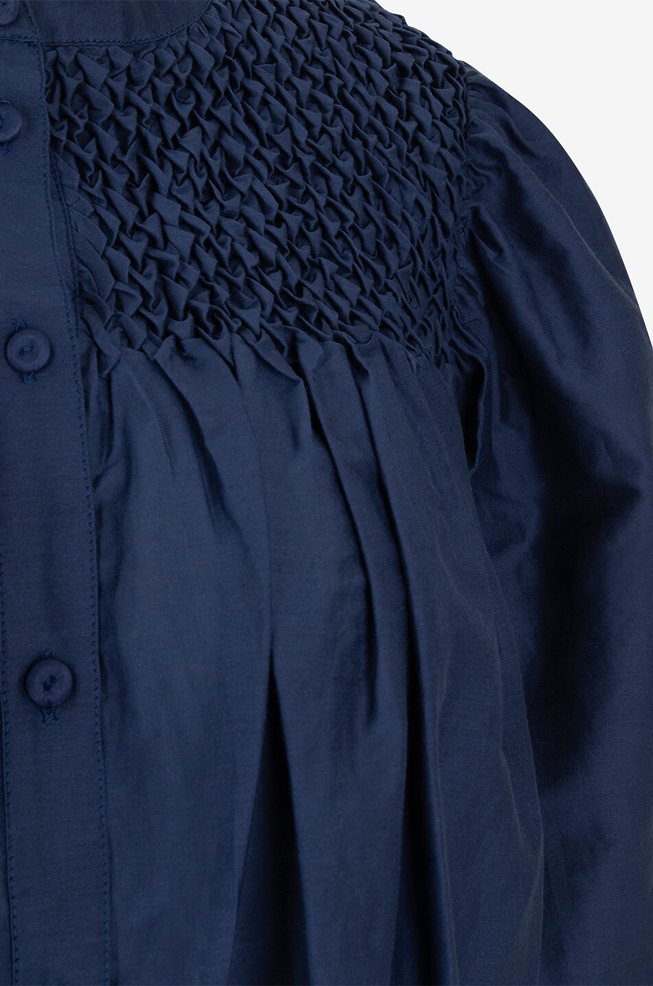 Soffia cotton and silk long-sleeved blouse