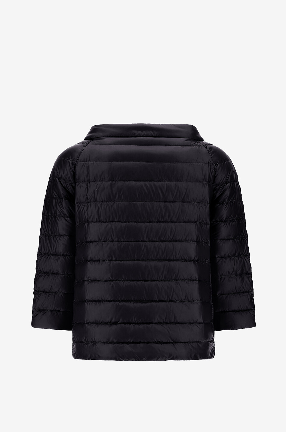 HERNO Wendbare kurze Daunenjacke mit 3/4-Ärmeln Damen SCHWARZ 9