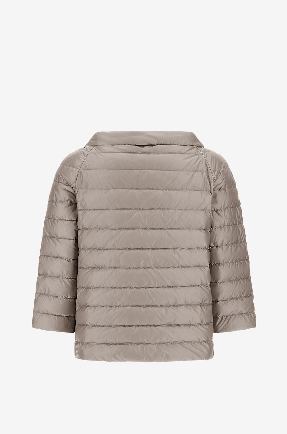 HERNO Wendbare kurze Daunenjacke mit 3/4-Ärmeln Damen SCHWARZ 10