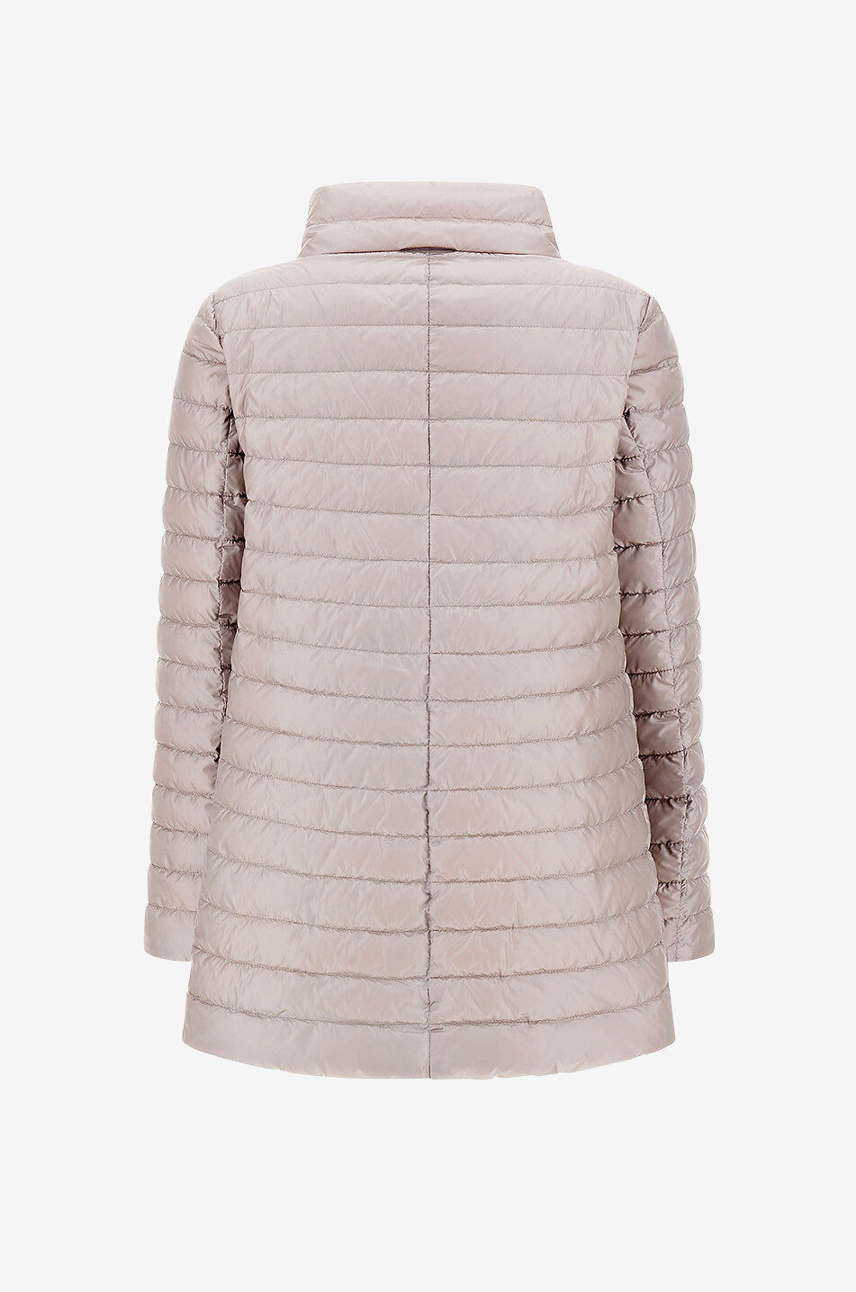HERNO Reversible puffer jacket with stand-up collar Women LIGHT BROWN 5