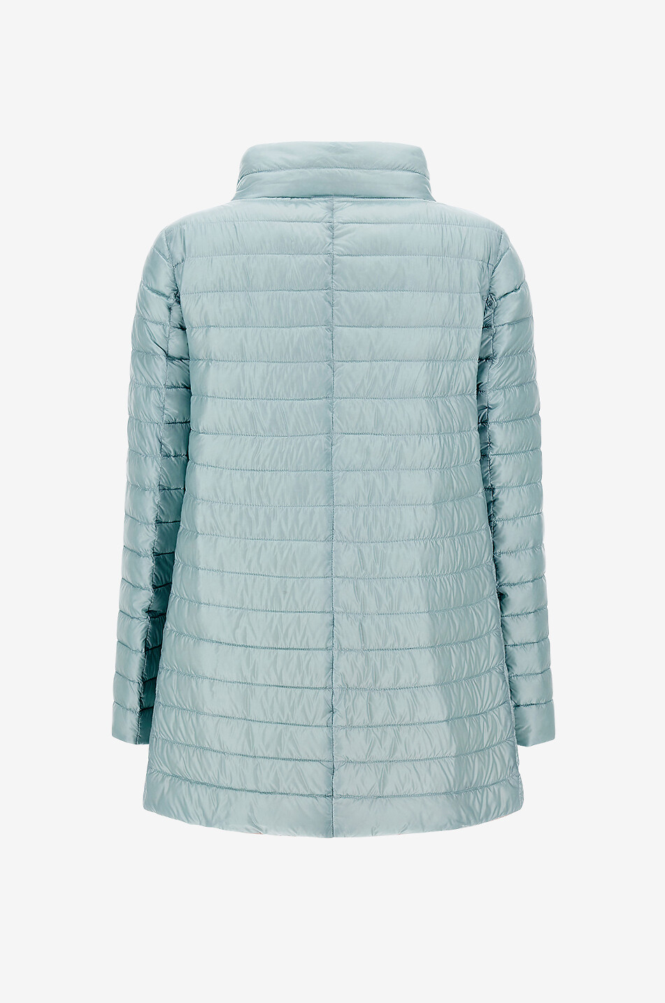 HERNO Reversible puffer jacket with stand-up collar Women LIGHT BROWN 6