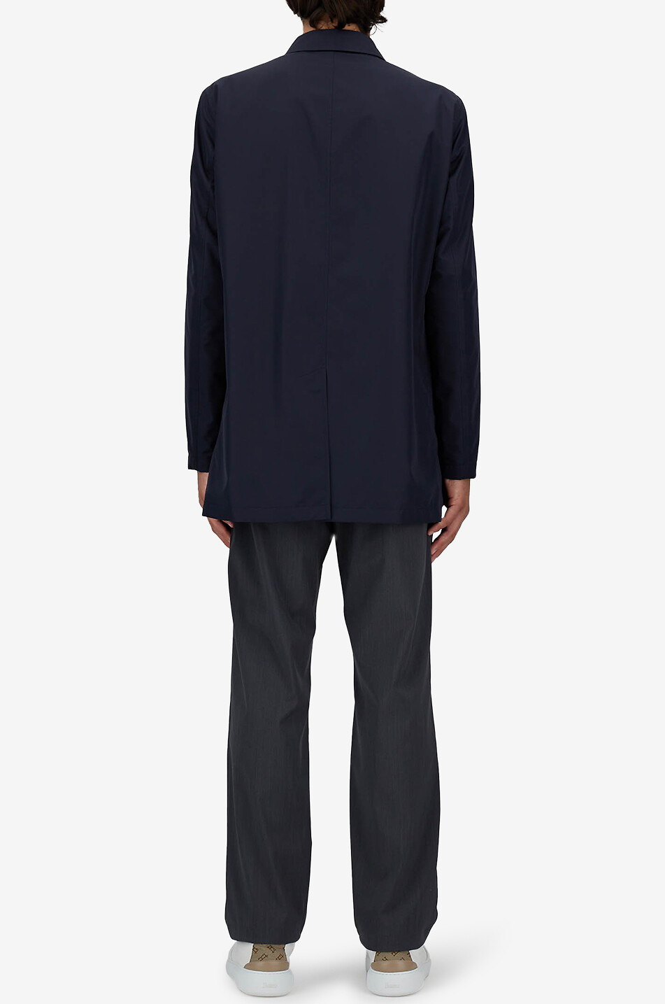 HERNO Imperméable à col chemise Homme BLEU FONCE 5