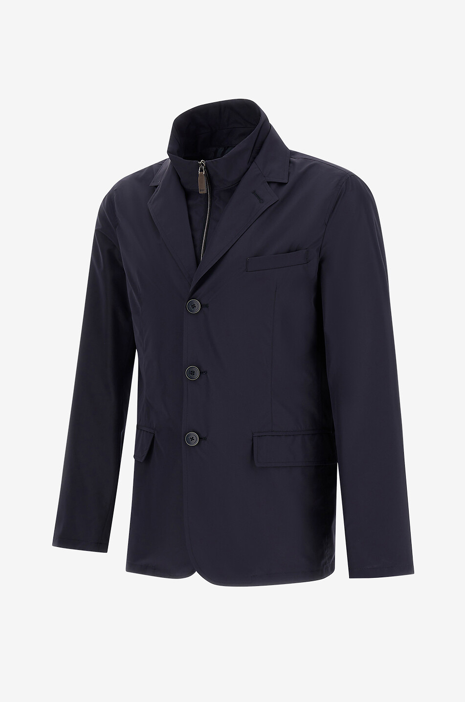 HERNO Blazer with down bib Men DARK BLUE 7