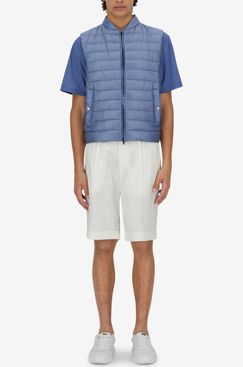 HERNO Gesteppte Weste Herren MITTELBLAU 2