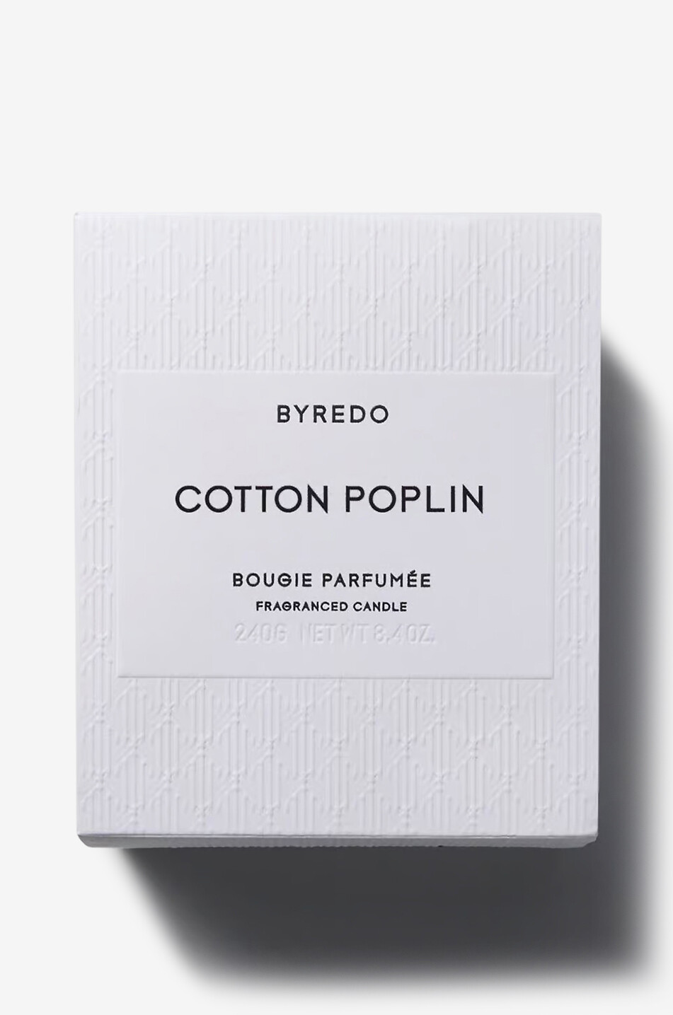 BYREDO Duftkerze Cotton Poplin - 240 g Haus Farblos 2