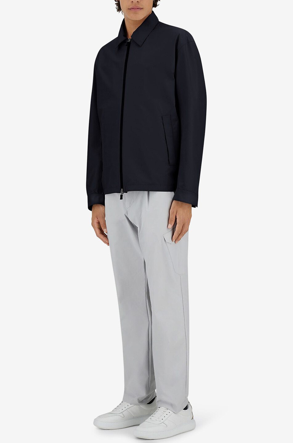 HERNO Leichte Jacke mit Hemdkragen Herren DUNKELBLAU 5