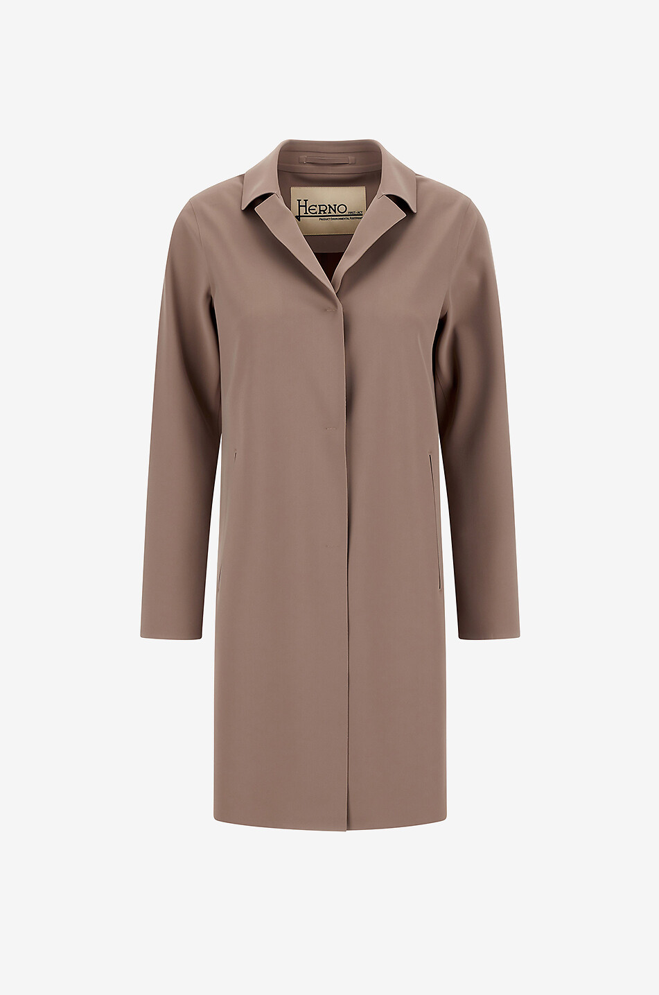 HERNO Langer Mantel Damen DUNKELBRAUN 1