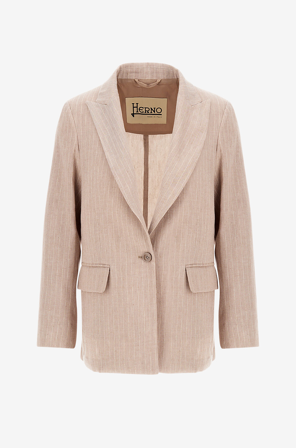 HERNO Einreihiger Blazer Damen BEIGE 1