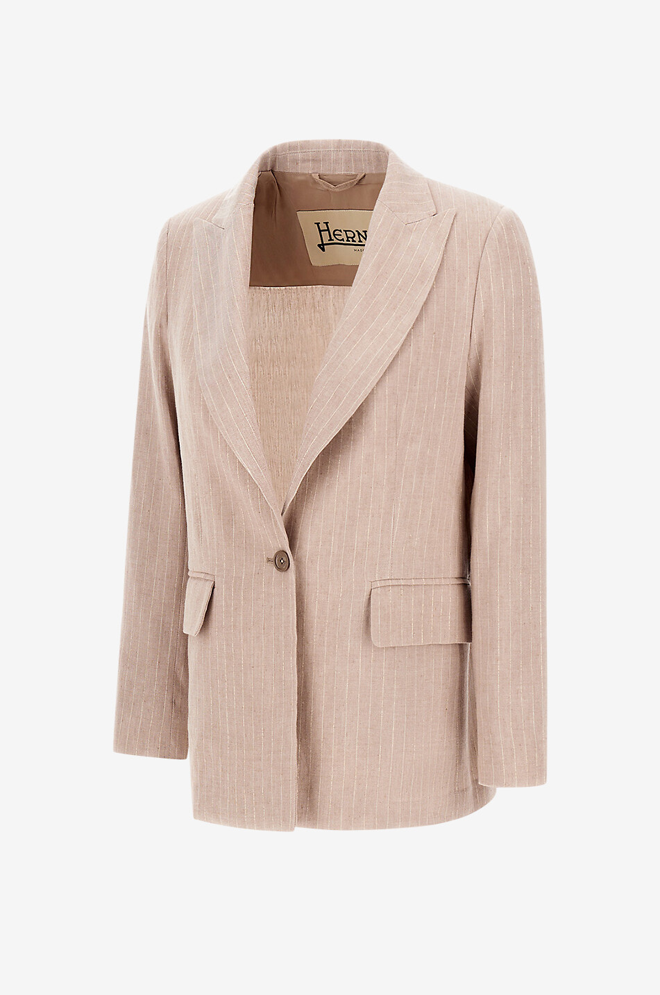 HERNO Einreihiger Blazer Damen BEIGE 8