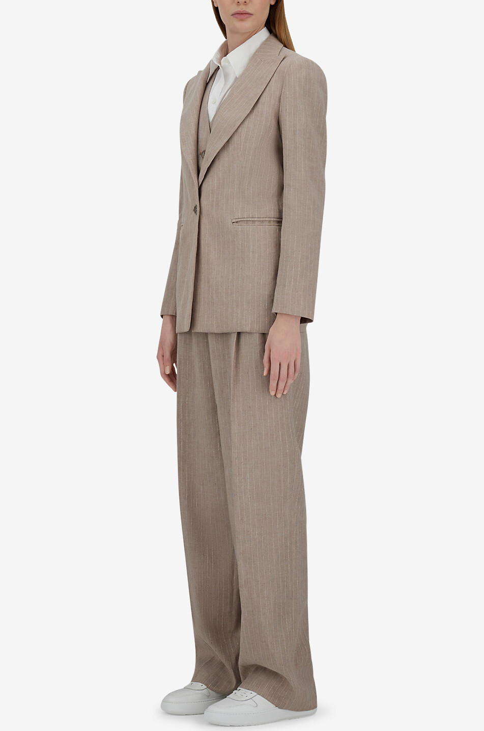 HERNO Einreihiger Blazer Damen BEIGE 4