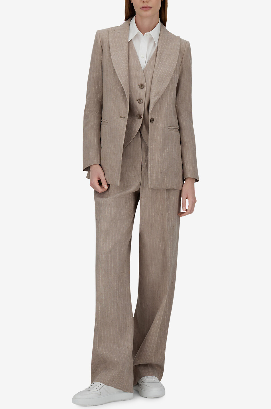 HERNO Einreihiger Blazer Damen BEIGE 7