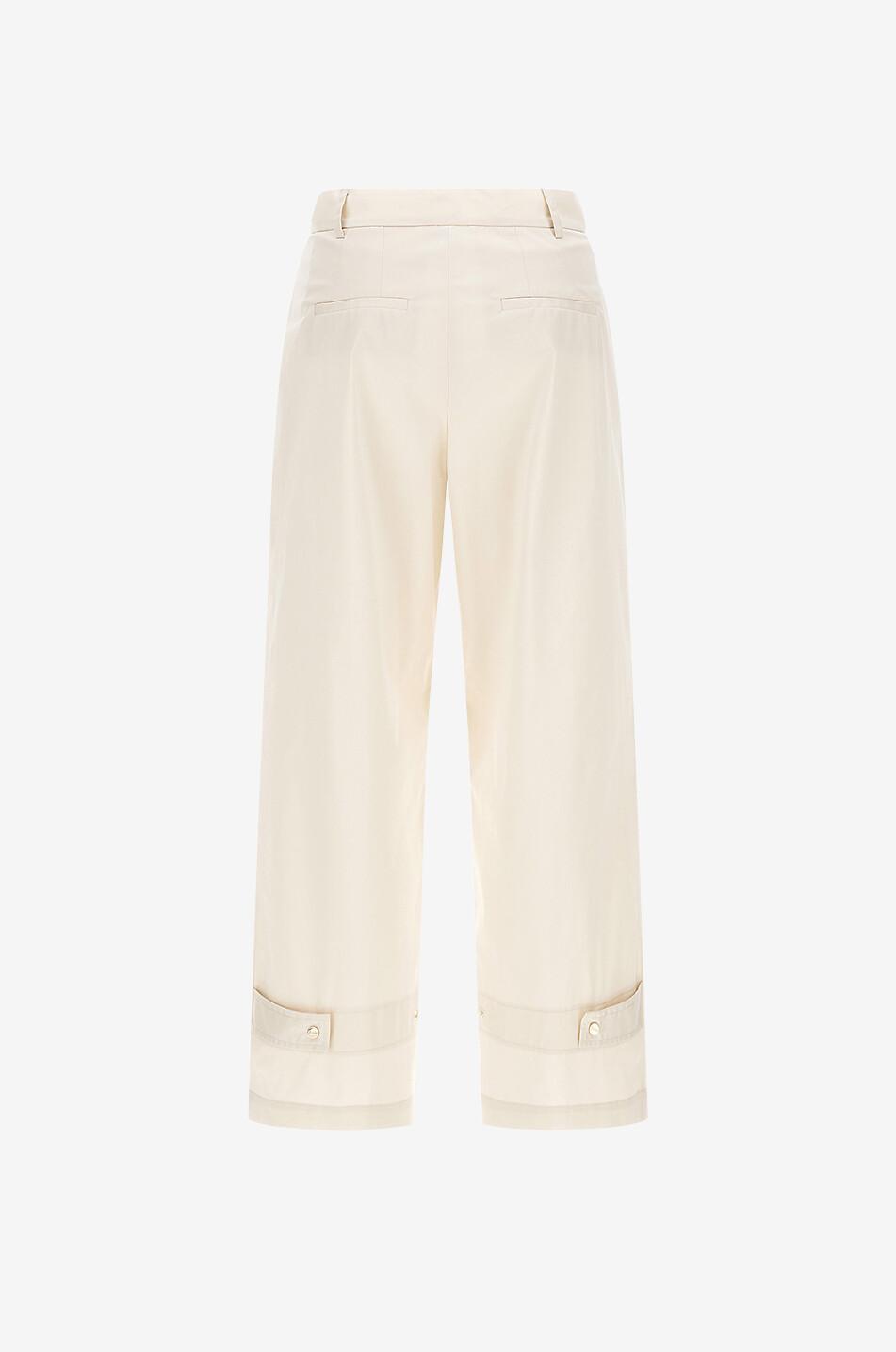 HERNO Hose mit weitem Bein mit Bundfalten Damen CREMEFARBEN 7