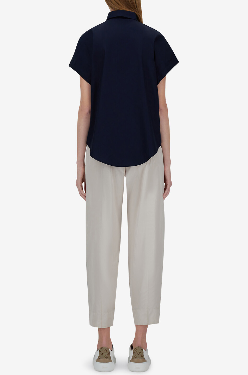 HERNO Kurzärmeliges Hemd Damen DUNKELBLAU 4