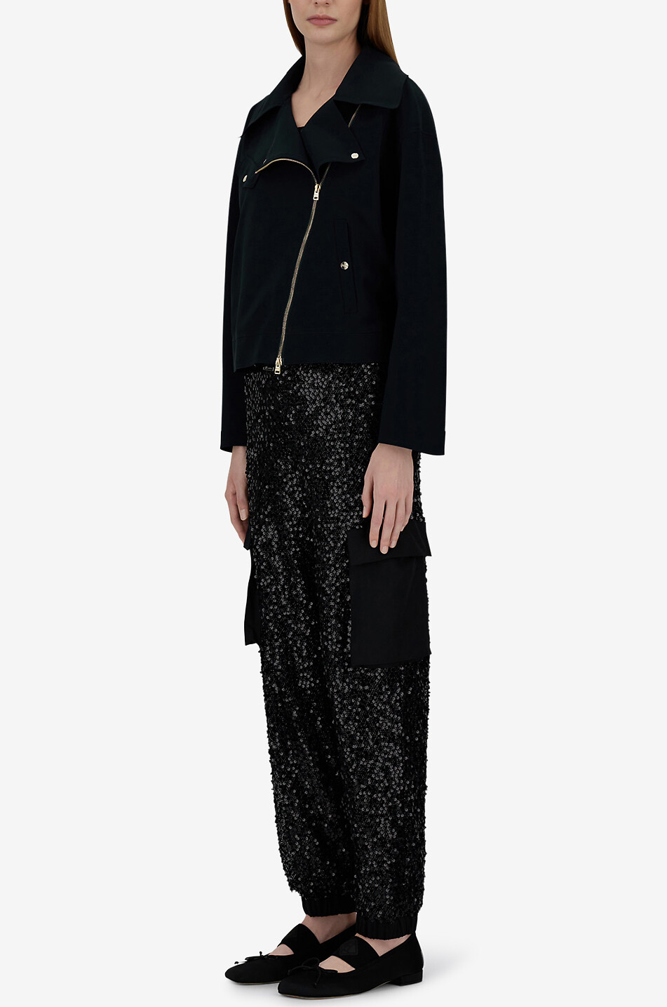 HERNO Perfecto thermocollé Femme NOIR 4