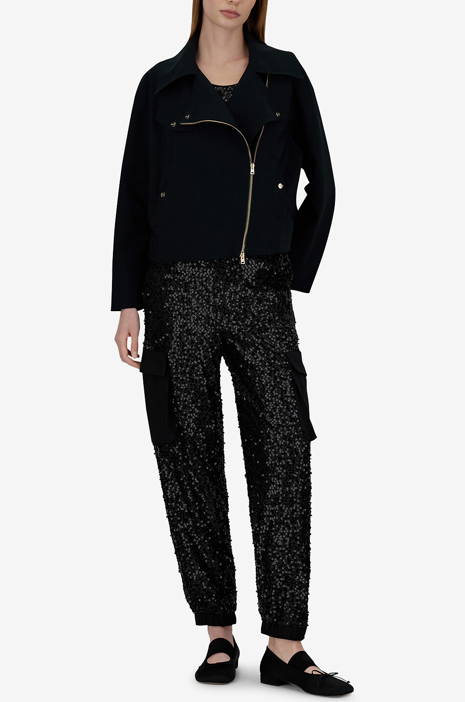 HERNO Perfecto thermocollé Femme NOIR 2