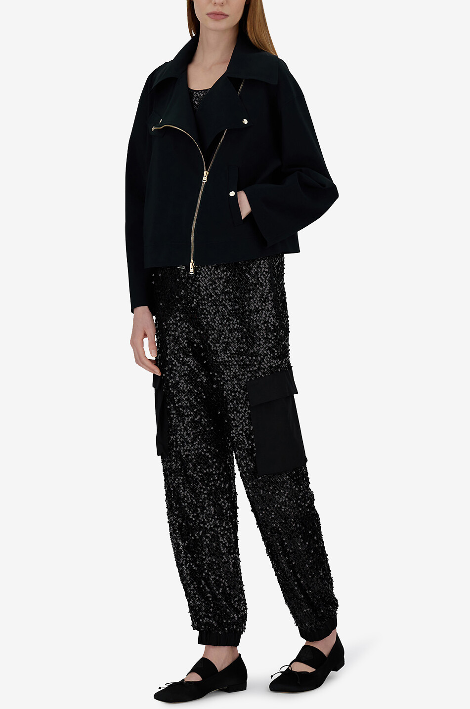 HERNO Perfecto thermocollé Femme NOIR 6