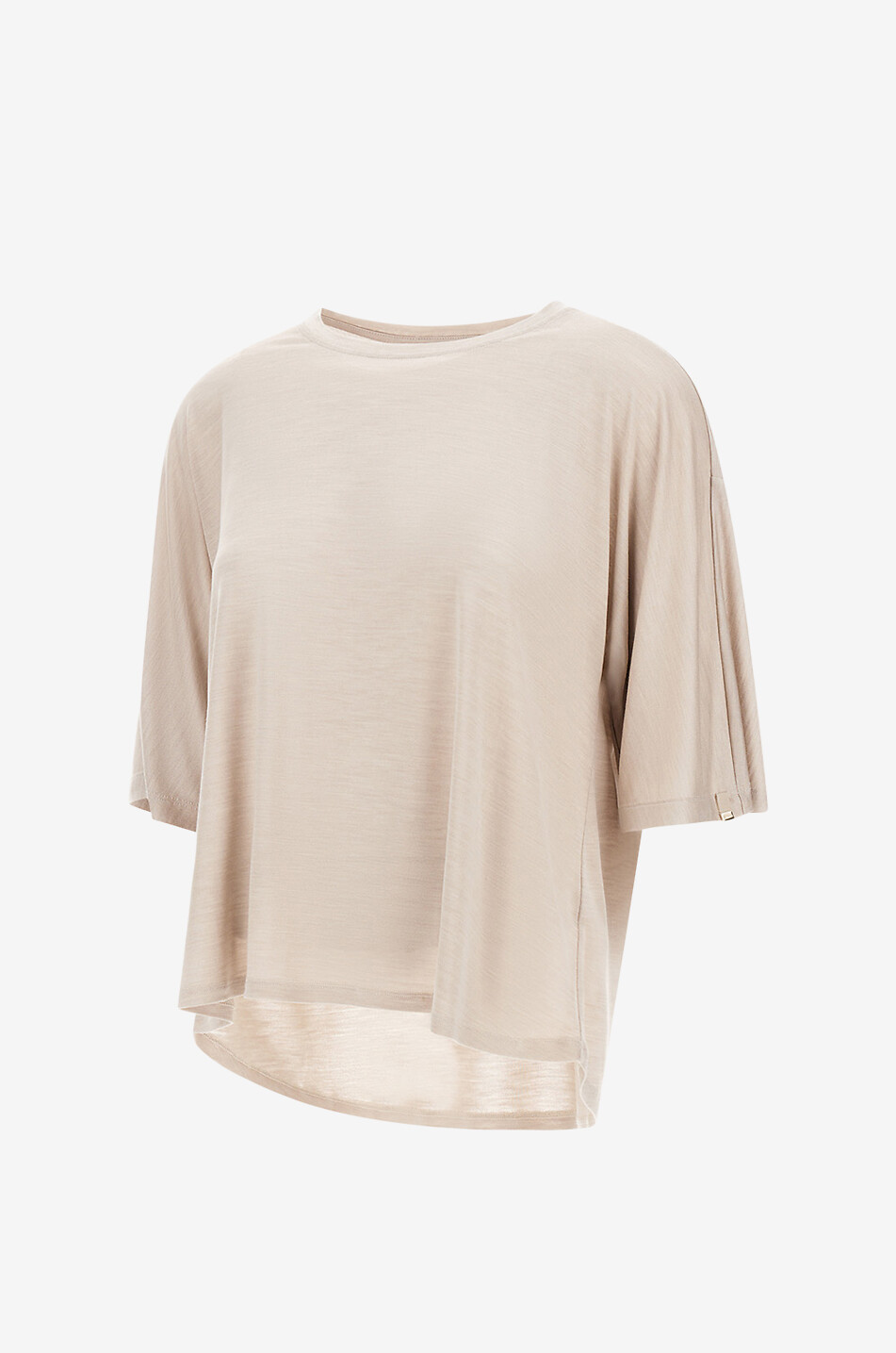 HERNO T-Shirt mit 3/4-Ärmeln Damen Hellbeige 7