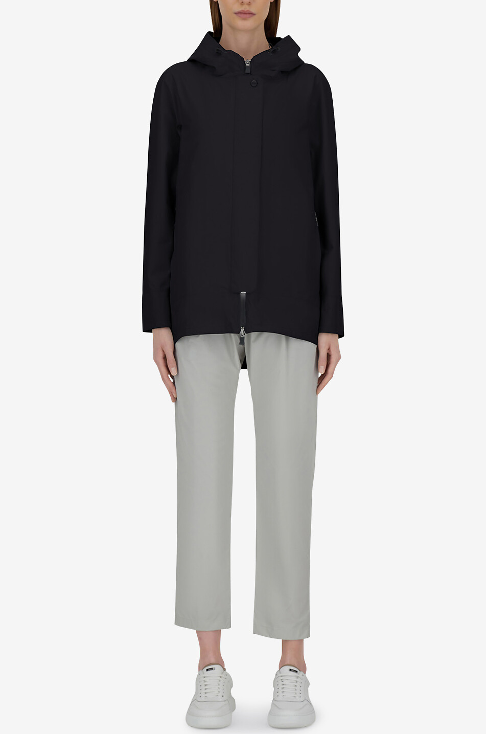 HERNO Regenjacke mit Kapuze Damen SCHWARZ 4