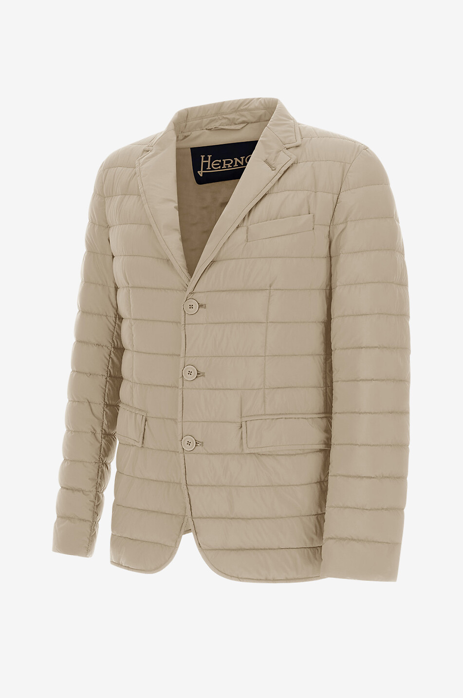HERNO Blazer matelassé en duvet Homme Beige clair 6
