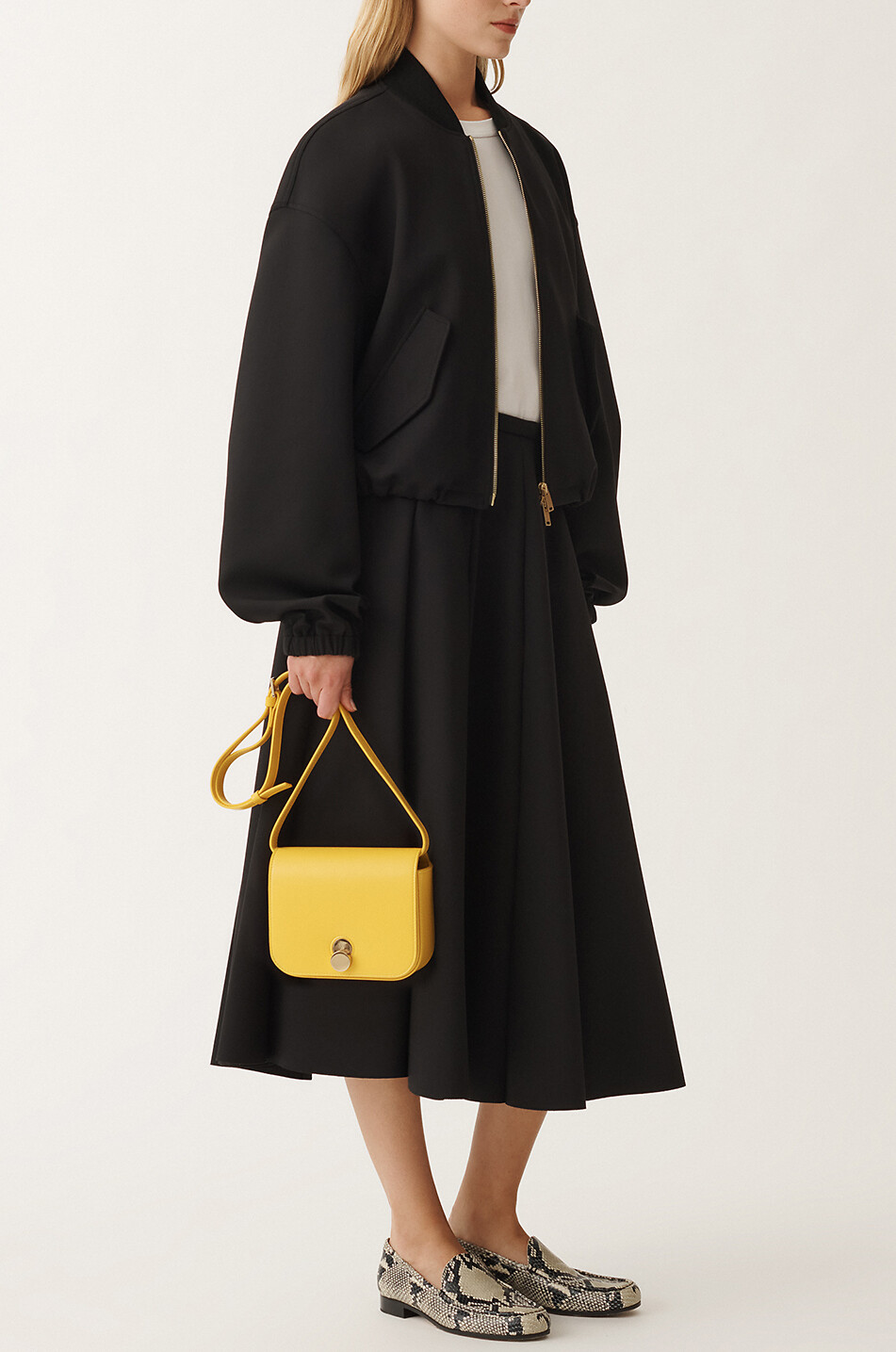 FABIANA FILIPPI Ausgestellter Rock aus Neopren Damen SCHWARZ 6