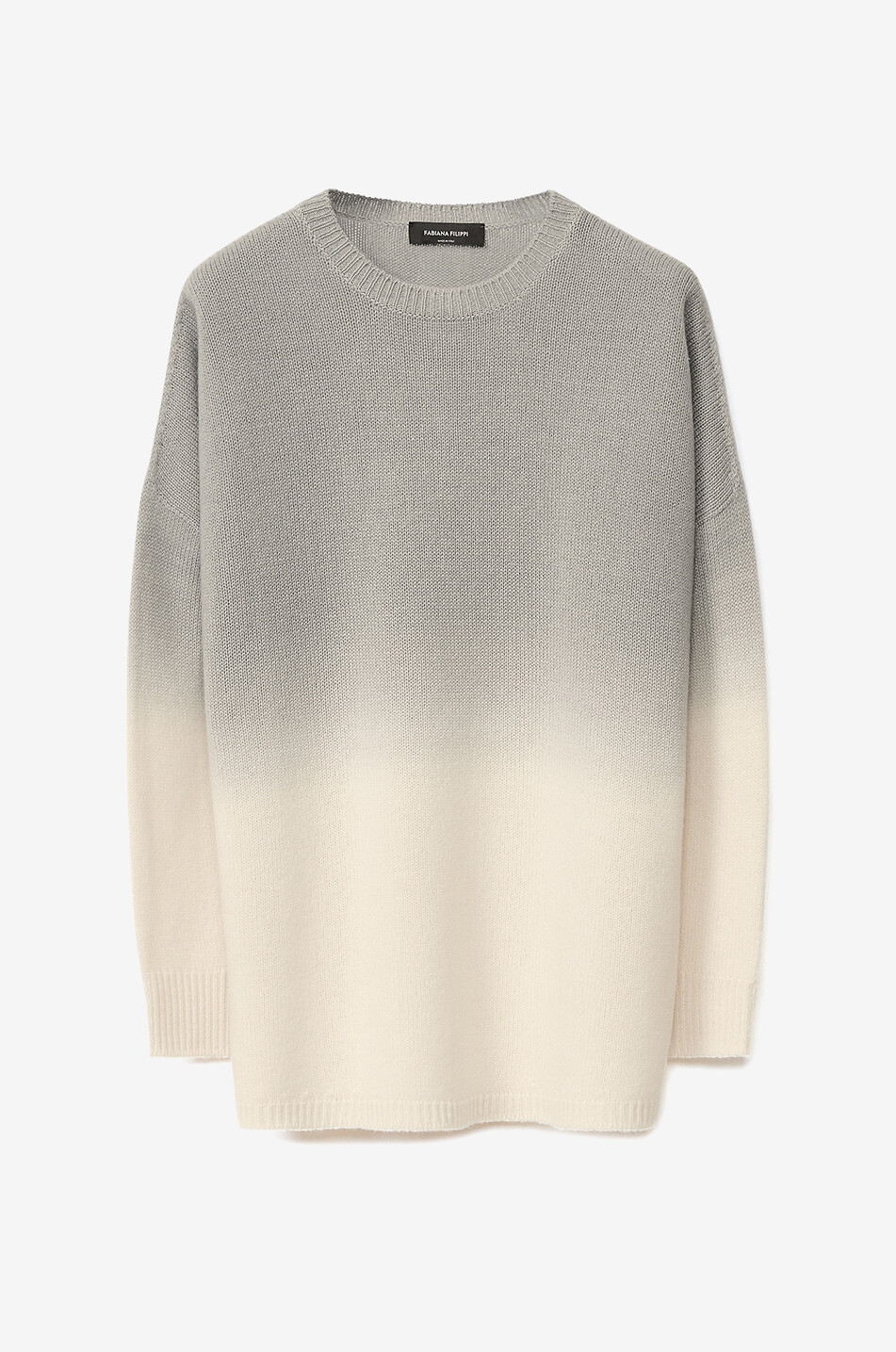 FABIANA FILIPPI Dip Dye platinum thread oversize jumper Women MULTI COLOURED 1