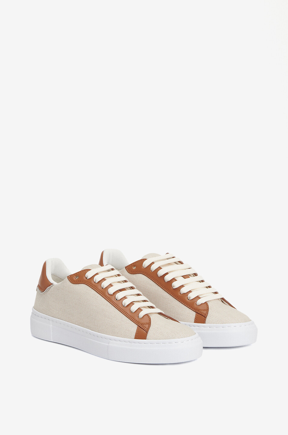 Punto Luce low-top lace-up grained leather sneakers Punto Luce low-top lace-up grained leather sneakers