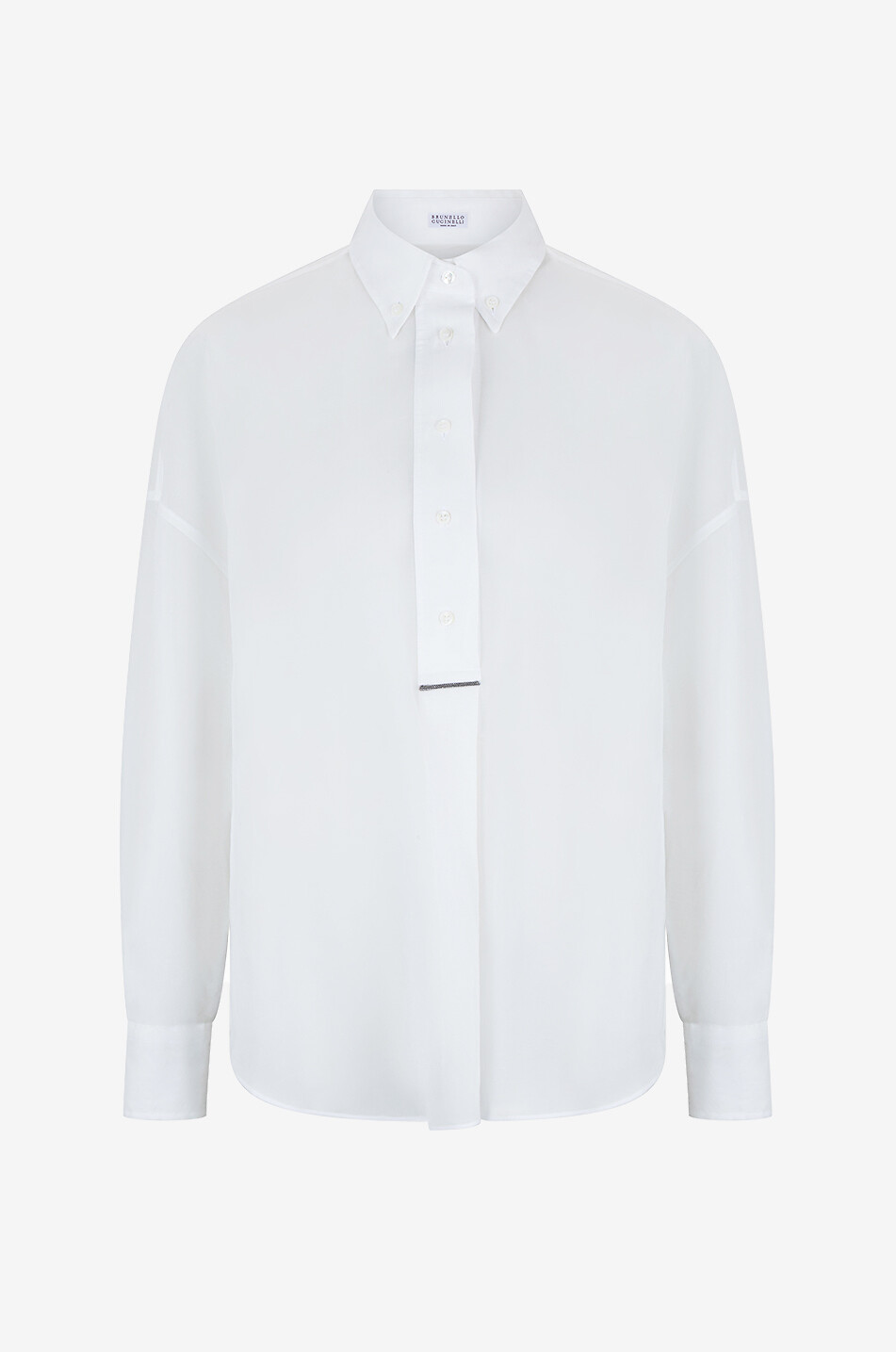 Blouse en mousseline de coton détail Monile