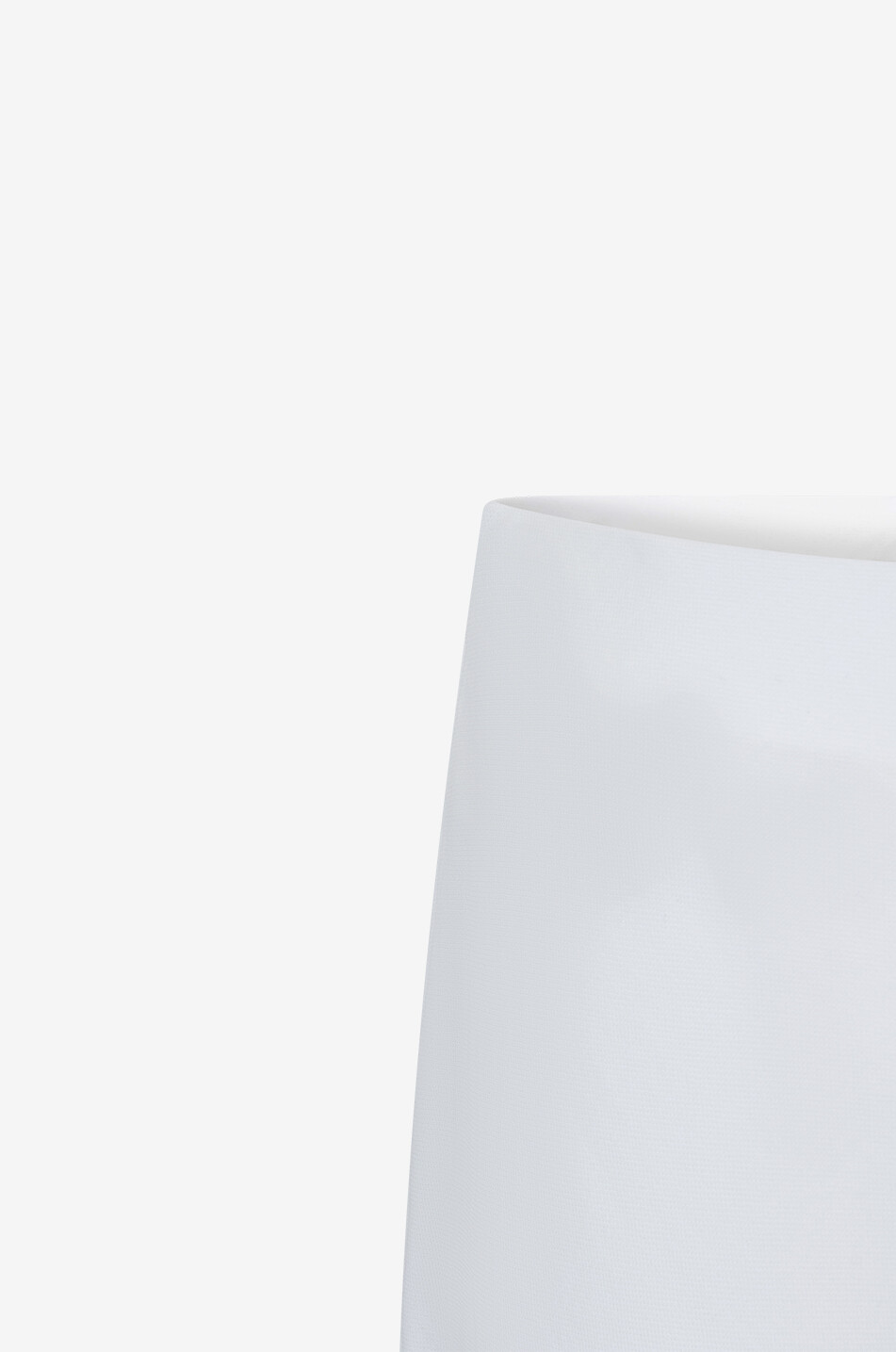 BRUNELLO CUCINELLI Jupe longue droite en sergé de lin mélangé à fentes Femme BLANC CASSE 3